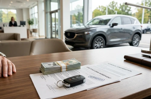 Friendly auto loan advisor ready to assist